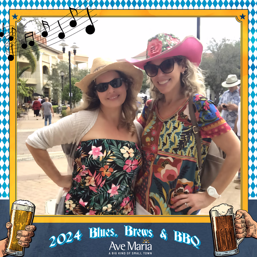 2024 Blues, Brews & BBQ in Ave Maria with the DIY Magic Photo Booth Rental