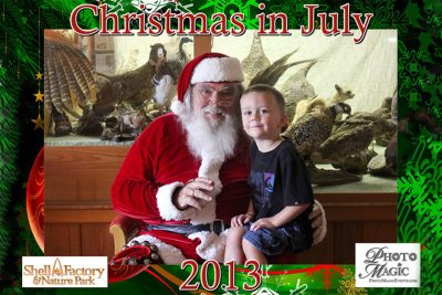 Christmas in July Event at Shell Factory | Photo Magic Events