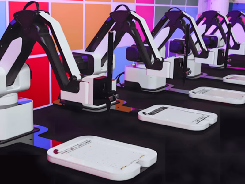 Multiple Draw Me Bots ready to create drawings