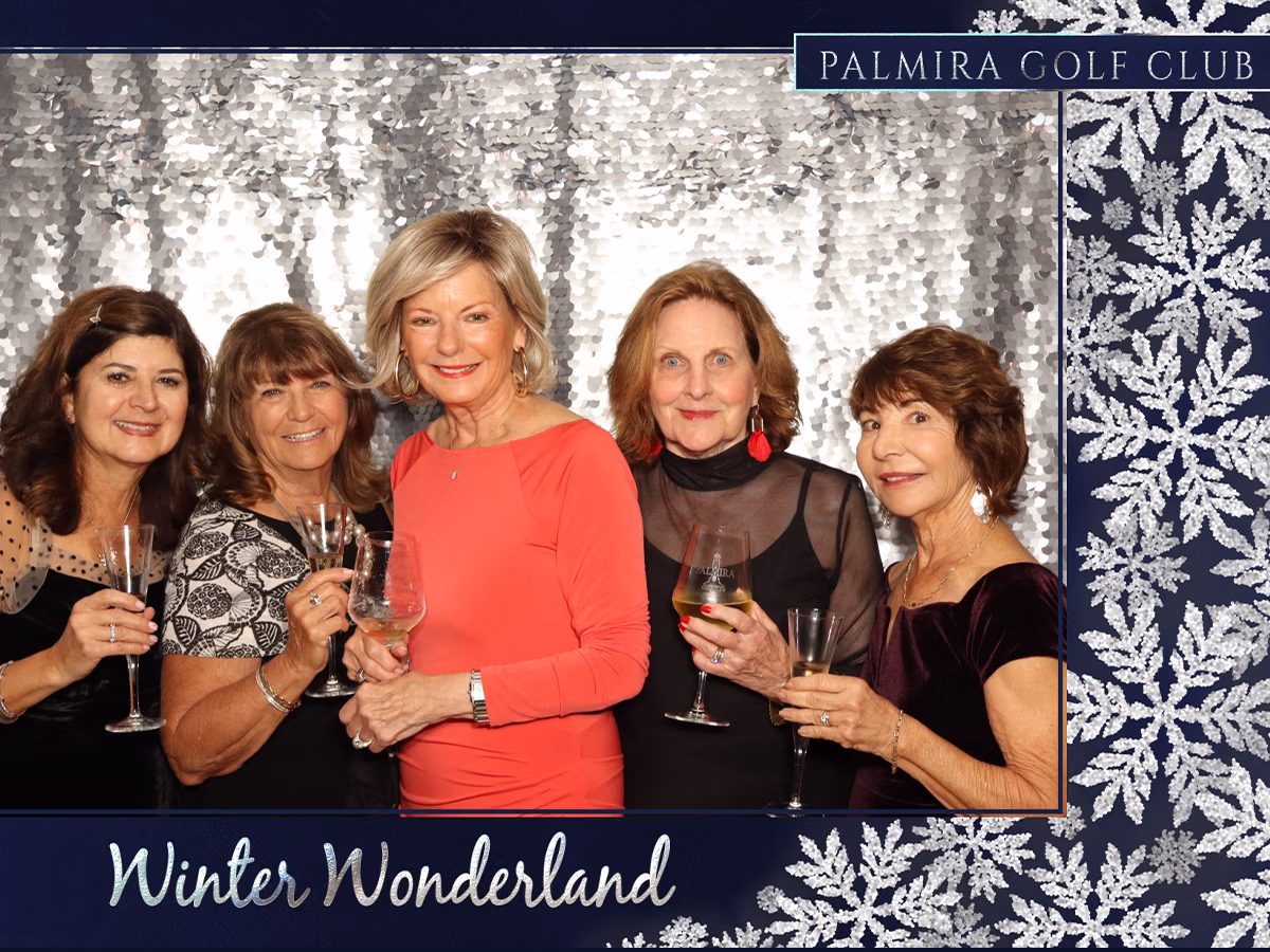 Palmira Golf Club Winter Wonderland Event Photo Booth Rental