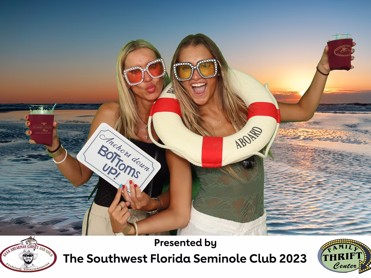 Southwest Florida Seminole Club Infinite Magic Photo Booth Rental with Green Screen